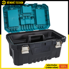 Thùng Đựng Đồ Nghề Khóa Kim Loại Total TPBX0202 (20 Inch) – Chắc Chắn, Dung Tích Lớn, An Toàn | Hàng Chính Hãng, Có VAT