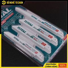 Bộ Lưỡi Cưa Kiếm Total TRSB1001 – 10 Lưỡi Bi-Metal – Cắt Gỗ Có Đinh & Kim Loại – Hàng Chính Hãng Có VAT