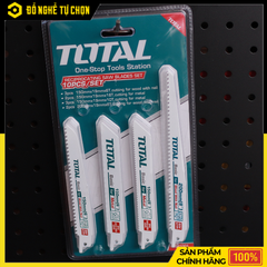 Bộ Lưỡi Cưa Kiếm Total TRSB1001 – 10 Lưỡi Bi-Metal – Cắt Gỗ Có Đinh & Kim Loại – Hàng Chính Hãng Có VAT