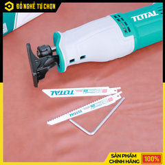 Máy Cưa Kiếm Cầm Tay Dùng Điện Total TS100756 – 750W – Tốc Độ 900–3300 Vòng/Phút – Cắt Gỗ 115mm – Hàng Chính Hãng Có VAT