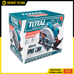 Máy Cưa Đĩa Tròn 185mm Total TS1161856 – Công Suất 1600W, Cắt Mạnh Mẽ, Chính Xác | Hàng Chính Hãng, Có VAT