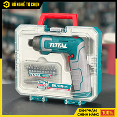 Máy siết vít cầm tay dùng pin Lithium-ion - Hiệu Total - Model: TSDLI08025 - 8V - Hàng Chính Hãng, Có VAT