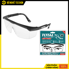 Kính Bảo Hộ Lao Động Total TSP301 Chống Bụi Chống Va Đập Thiết Kế Thoải Mái – Hàng Chính Hãng, Có VAT