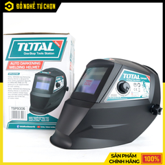 Mặt Nạ Hàn Tự Động Tối Total TSP9306 DIN 9-13, Bảo Vệ UV/IR DIN16, Tự Động Cảm Biến Hồ Quang | Hàng Chính Hãng, Có VAT