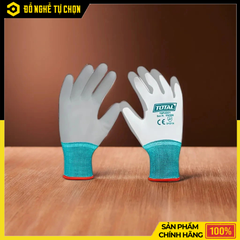 Găng Tay Bảo Hộ Phủ PU Chống Trơn Trượt Total TSPUG01 Size XL – Bám Chắc, An Toàn Khi Làm Việc | Hàng Chính Hãng, Có VAT