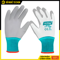 Găng Tay Bảo Hộ Phủ PU Chống Trơn Trượt Total TSPUG01 Size XL – Bám Chắc, An Toàn Khi Làm Việc | Hàng Chính Hãng, Có VAT