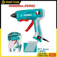 Máy Bắn Keo Total TT401116 – 45W – Kèm 8 Que Keo – Hàng Chính Hãng Có VAT