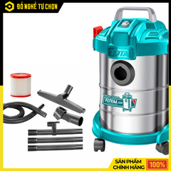 Máy Hút Bụi Khô & Ướt Total TVC14122 – Dung Tích 12L, Công Suất 800W – Gọn Nhẹ, Đa Năng, Hiệu Quả Cao - Hàng Chính Hãng, Có VAT
