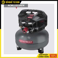 Máy Nén Khí Không Dầu Hybest VACW1523AEMG 1.5HP – 23L – 150PSI | Hàng Chính Hãng, Có VAT