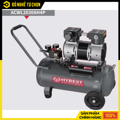 Máy Nén Khí Không Dầu Hybest VACWL2030AH4P 30L – 2HP, 9.3 Bar, Độ Ồn Thấp | Hàng Chính Hãng, Có VAT