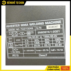 Máy Hàn MMA Inverter 130A Total TW213049 – Màn Hình LED, Chống Dính | Hàng Chính Hãng, Có VAT