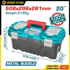 Thùng Đựng Đồ Nghề Khóa Kim Loại Total TPBX0202 (20 Inch) – Chắc Chắn, Dung Tích Lớn, An Toàn | Hàng Chính Hãng, Có VAT