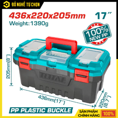 Hộp Nhựa Đựng Công Cụ 17 Inch Total TPBX0171 – Bền Bỉ, Tiện Lợi, Dung Tích Lớn | Hàng Chính Hãng, Có VAT