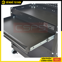 Hộc Kéo Xe Đẩy 03 Ngăn CSPS VNDUQ02001BB1 71cm Màu Đen, Khung Thép Chắc Chắn, Lưu Trữ Dụng Cụ Chuyên Nghiệp | Hàng Chính Hãng, Có VAT