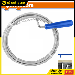 Dụng Cụ Thông Tắc Đường Ống 6mmx3m Wadfow WDD2303 – Hàng Chính Hãng Có VAT