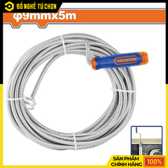 Dụng Cụ Thông Tắc Đường Ống 9mm x 5m Wadfow WDD2305 – Hàng Chính Hãng Có VAT