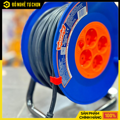 Cuộn Rulo Cuốn Dây Điện 25m Wadfow WEJ8380 Lõi Đồng Chất Lượng Cao, Cuốn Gọn Tiện Lợi Cho Công Trình Và Gia Đình | Hàng Chính Hãng, Có VAT