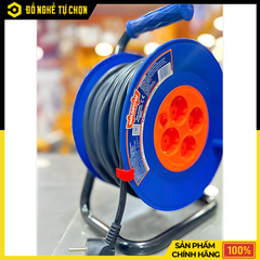 Cuộn Rulo Cuốn Dây Điện 25m Wadfow WEJ8380 Lõi Đồng Chất Lượng Cao, Cuốn Gọn Tiện Lợi Cho Công Trình Và Gia Đình | Hàng Chính Hãng, Có VAT