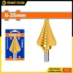 Mũi Khoan Tháp Wadfow WJD1406 6-35mm Khoan Đa Kích Thước, Cắt Ngọt, Chuyên Dụng Cho Kim Loại Tấm | Hàng Chính Hãng, Có VAT