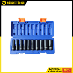 Bộ 10 Đầu Tuýp 1/2 Inch Wadfow WMS2D02 Thép Cr-V Chịu Lực Cao, Tháo Lắp Chính Xác Và Nhanh Chóng | Hàng Chính Hãng, Có VAT