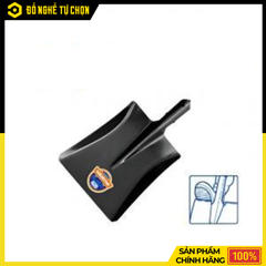 Xẻng Vuông Cán Kim Loại Wadfow WSE3314 Dài 1000mm – Đào Xúc Bền Bỉ, Chắc Chắn | Hàng Chính Hãng, Có VAT