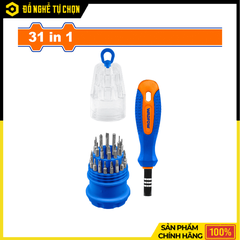 Bộ Tua Vít Đa Năng 31 Trong 1 WadFow WSS1J31 – Nhỏ Gọn, Đầy Đủ Đầu Vít, Sửa Chữa Tiện Lợi | Hàng Chính Hãng, Có VAT