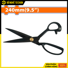 Kéo cắt vải Wadfow WSX5602 – 240mm (9.5”) – Thép không gỉ – Tay cầm hợp kim – Hàng Chính Hãng Có VAT