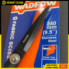 Kéo cắt vải Wadfow WSX5602 – 240mm (9.5”) – Thép không gỉ – Tay cầm hợp kim – Hàng Chính Hãng Có VAT
