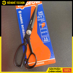 Kéo cắt vải Wadfow WSX5602 – 240mm (9.5”) – Thép không gỉ – Tay cầm hợp kim – Hàng Chính Hãng Có VAT