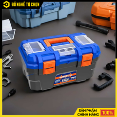 Thùng Đựng Đồ Nghề Wadfow WTB1316 16 Inch Khóa Nhựa – Không Gian Rộng, Sắp Xếp Gọn Gàng Hàng Chính Hãng, Có VAT