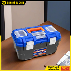 Hộp Nhựa Đựng Dụng Cụ Wadfow WTB3316 16 Inch Khóa Kim Loại – Chắc Chắn, Chịu Tải Cao Hàng Chính Hãng, Có VAT