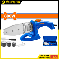 Máy Hàn Ống Nhựa Wadfow WWM1L15 Công Suất 800W, Nhiệt Độ 300°C, Kèm 3 Đầu Hàn 20-25-32mm | Hàng Chính Hãng, Có VAT