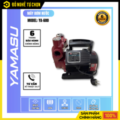 Máy Bơm Nước Yamasu YA-600 600W – Hút Sâu 9m, Đẩy Cao 32m, Cấp Nước Mạnh Mẽ Cho Gia Đình Và Nhà Vườn | Hàng Chính Hãng, Có VAT