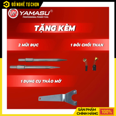 Máy Đục Phá Bê Tông Yamasu YMS-DBT95AG2 2500W 30mm Công Suất Lớn, Chống Rung Hiệu Quả | Hàng Chính Hãng, Có VAT