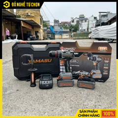 [BỘ] Máy Khoan Pin 21V Yamasu G13-100N Lực Siết 100Nm Brushless Chống Giật | Hàng Chính Hãng, Có VAT