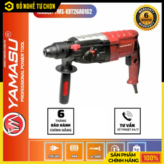 Máy Khoan Bê Tông Đảo Chiều Yamasu YMS-KBT26A01G2 800W 3 Chức Năng Khoan Đục Mạnh Mẽ – Hàng Chính Hãng, Có VAT
