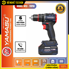 Máy Khoan Pin Yamasu M13-70PRO 21V Brushless Lực Siết 70Nm | Hàng Chính Hãng, Có VAT