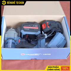 Máy Mở Ốc Pin YAMASU YMS-M800BL – Brushless – Lực Siết 850N/m – Bộ 2 Pin 21V – Hàng Chính Hãng Có VAT