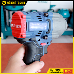 Máy Mở Ốc Pin YAMASU YMS-M800BL – Brushless – Lực Siết 850N/m – Bộ 2 Pin 21V – Hàng Chính Hãng Có VAT