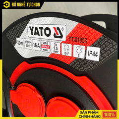 Cuộn Dây Điện Rulo 30m Lõi Đồng Yato YT-81053 – Dẫn Điện Ổn Định, Bền Bỉ, Tiện Lợi Khi Làm Việc | Hàng Chính Hãng, Có VAT