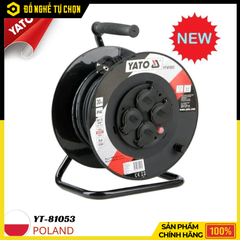 Cuộn Dây Điện Rulo 30m Lõi Đồng Yato YT-81053 – Dẫn Điện Ổn Định, Bền Bỉ, Tiện Lợi Khi Làm Việc | Hàng Chính Hãng, Có VAT