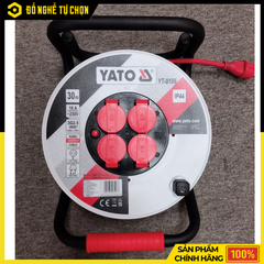 Cuộn Dây Điện Rulo Lõi Đồng Yato YT-8106 16A Dài 30m, Chống Quá Tải, Chuẩn IP44 Bền Bỉ | Hàng Chính Hãng, Có VAT