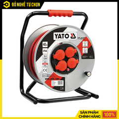Cuộn Dây Điện Rulo 40m Yato YT-8107 – Lõi Đồng Nguyên Chất, An Toàn, Dẫn Điện Ổn Định | Hàng Chính Hãng, Có VAT