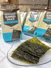 Combo 3 Lốc Rong Biển Nướng Hanami Hàn Quốc 3 Vị Truyền Thống - BBQ - Wasabi Giòn Tan 12gr/ Lốc