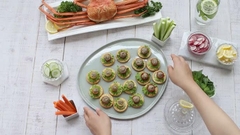 Sốt Cua Tuyết Đỏ Ngâm Tương Ăn Kèm Cơm Trắng, Sashimi 100g