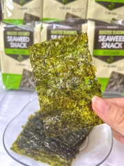 Rong Biển Nướng Tẩm Hanami Vị Wasabi Hàn Quốc (Lốc 3 Gói/ 12g)