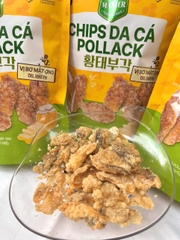 Chips Da Cá Pollack Vị Bơ Mật Ong Hàn Quốc 50gram