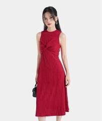 ĐẦM MIDI THUN DỆT KIM XOẮN