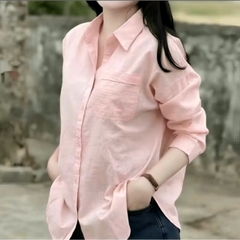 Áo Sơ Mi Hồng