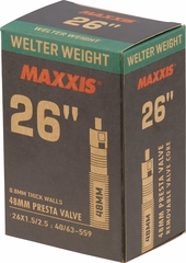 Ruột/Săm Xe Đạp Maxxis Welterweight 26 x 1.5/2.5 Van Pháp F/V 48mm